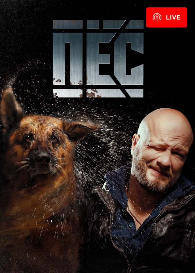 Логотип канала 'НТВ Сериалы Пёс'